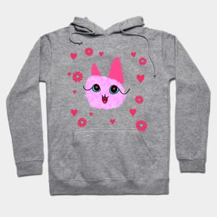 Fuzzy Cats Valentine Hoodie